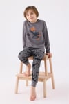 RolyPoly Erkek Çocuk Pijama Takımı K.Gri RP3424-2