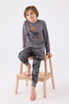 RolyPoly Erkek Çocuk Pijama Takımı K.Gri RP3424-2