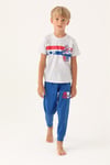 RolyPoly Erkek Çocuk Pijama Takımı Kar Melanj RP3334-2