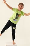RolyPoly Erkek Çocuk Pijama Takımı Lime RP3354-2
