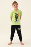 RolyPoly Erkek Çocuk Pijama Takımı Lime RP3354-2