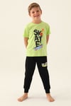 RolyPoly Erkek Çocuk Pijama Takımı Lime RP3354-2