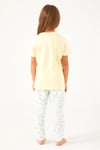 RolyPoly Kız Çocuk Donut Baskılı Pijama Takımı Limon Çiçeği RP3101-2