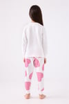 RolyPoly Kız Çocuk Pijama Takımı Krem Karanfil RP3471-2