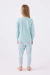 RolyPoly Kız Çocuk Pijama Takımı Su Yeşili RP3486-2