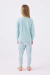 RolyPoly Kız Çocuk Pijama Takımı Su Yeşili RP3486-2
