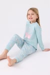RolyPoly Kız Çocuk Pijama Takımı Su Yeşili RP3486-2