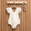 Tiffany Kız Bebek Fırfırlı Müslin Body Ekru 62028