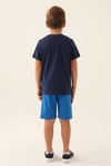 U.S.Polo Erkek Çocuk Bermuda Takım Koyu İndigo US1756-4
