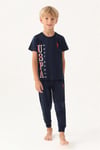 U.S.Polo Erkek Çocuk Pijama Takımı Lacivert US1717-4