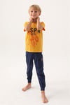 U.S.Polo Erkek Çocuk Garson Boy Pijama Takımı Hardal US1739-G
