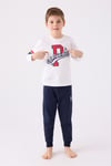 U.S.Polo Erkek Çocuk Garson Boy Pijama Takımı Krem US1902-G