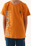 U.S.Polo Erkek Çocuk Pijama Takımı Kiremit US1717-4