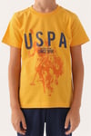 U.S.Polo Erkek Çocuk Pijama Takımı Hardal US1739-4