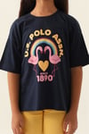 U.S.Polo Kız Çocuk Bermuda Takım Lacivert US1841-4