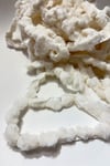 Beyaz Peluş Şerit Ponpon,Tavşan Kuyruğu Ponpon,Peluş Ponpon 1 mt