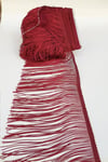 Bordo 15 Cm Saçak Şerit Püskül