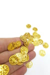 Gold Alüminyum Metal Pul