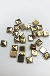 Gold Renk Kare Plastik Boncuk