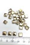 Gold Renk Kare Plastik Boncuk