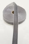 Gri Kadife Kurdele 2 cm