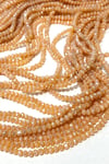 Koyu Krem Kristal Boncuk 4 mm