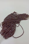 Kristal Boncuk Mor Piramit 4 mm