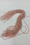 Pudra Renk Kristal Boncuk Piramit 4 mm