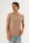  V Yaka Basic T-shirt