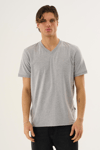  V Yaka Basic T-shirt