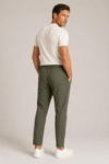 %100 Keten Regular Fit Pantolon