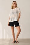 Açık Örgü Oversize Bluz