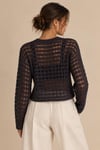 Ajurlu Crop Bluz