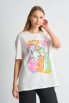 ALEXANDERGARDI Baskılı Bisiklet Yaka Kadın T-shirt