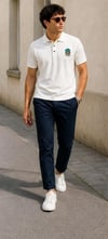 ALEXANDERGARDI Baskılı Polo Yaka T-Shirt