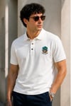 ALEXANDERGARDI Baskılı Polo Yaka T-Shirt