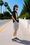 ALEXANDERGARDI Baskılı Siyah Kadın T-shirt