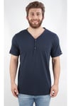 ALEXANDERGARDI ÇITÇITLI V YAKA REGULAR FIT T-SHIRT (E20-610500)