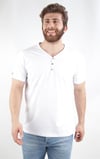 ALEXANDERGARDI ÇITÇITLI V YAKA REGULAR FIT T-SHIRT (E20-610500)