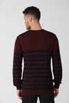 ALEXANDERGARDI ÇİZGİLİ BİSİKLET YAKA KAZAK (E20-5101)