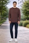 ALEXANDERGARDI ÇİZGİLİ SWEATSHİRT (E22-73201)