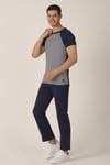 ALEXANDERGARDI ÇİZGİLİ TRİKO T-SHİRT (AG5049)