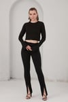 ALEXANDERGARDI İSPANYOL KOL CROP TOP (B22-120UST)
