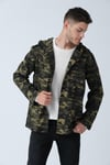 ALEXANDERGARDI KAMUFLAJ DESENLİ KAPÜŞONLU HIRKA (E21-60700)