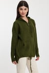 ALEXANDERGARDI KAPÜŞONLU FERMUARLI TRİKO HIRKA(A92409-S)