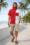 ALEXANDERGARDI KAPÜŞONLU KISA KOL SWEATSHIRT(UNX1527)