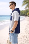 ALEXANDERGARDI KAPÜŞONLU KISA KOL SWEATSHIRT(UNX1527)