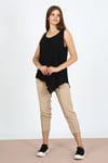 ALEXANDERGARDI KOLSUZ ASİMETRİK BLUZ (B21-35500)