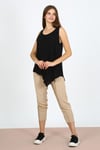 ALEXANDERGARDI KOLSUZ ASİMETRİK BLUZ (B21-35500)