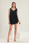 ALEXANDERGARDI KOLSUZ ASİMETRİK BLUZ (B21-35500)